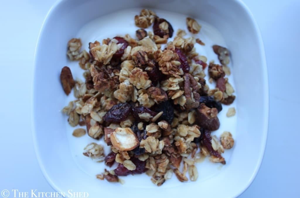 Clean Eating Granola
 Clean Eating Basic Granola – The Kitchen Shed