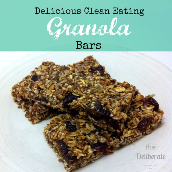 Clean Eating Granola
 Clean Eating Granola Bar Recipe