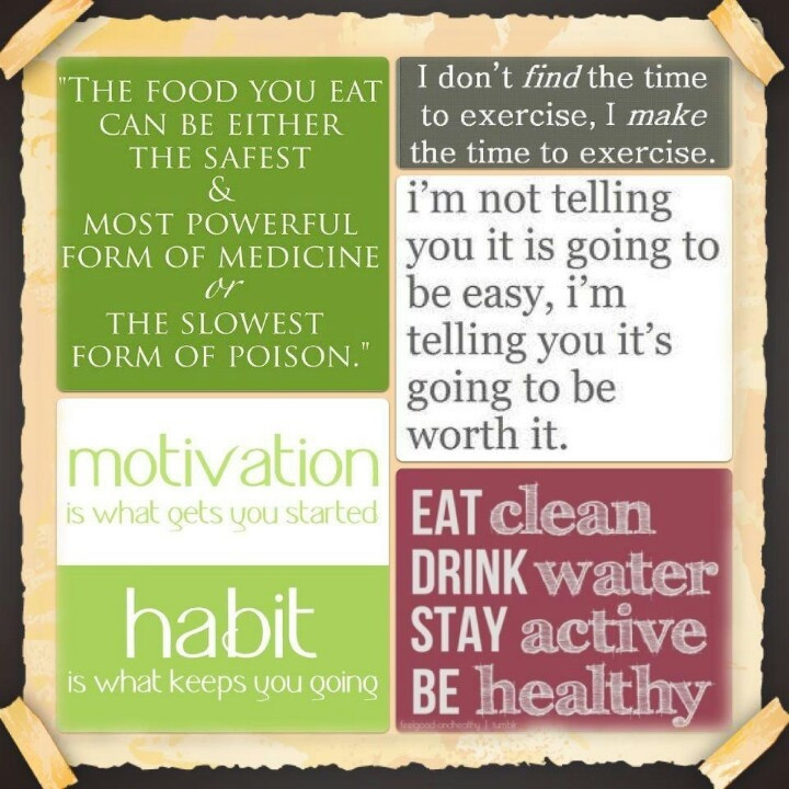 Clean Eating Motivation
 Eat clean exercise be healthy