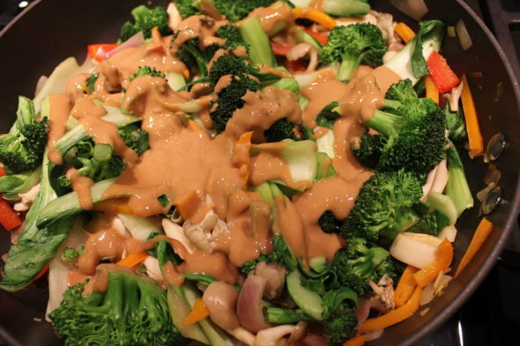 Clean Eating Stir Fry Sauces
 Ve ables with Peanut Butter Stir Fry Sauce Clean