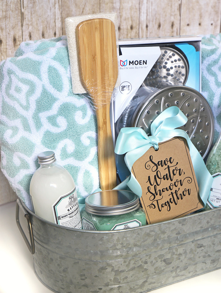 Clever Gift Basket Theme Ideas
 The Craft Patch Shower Themed DIY Wedding Gift Basket Idea