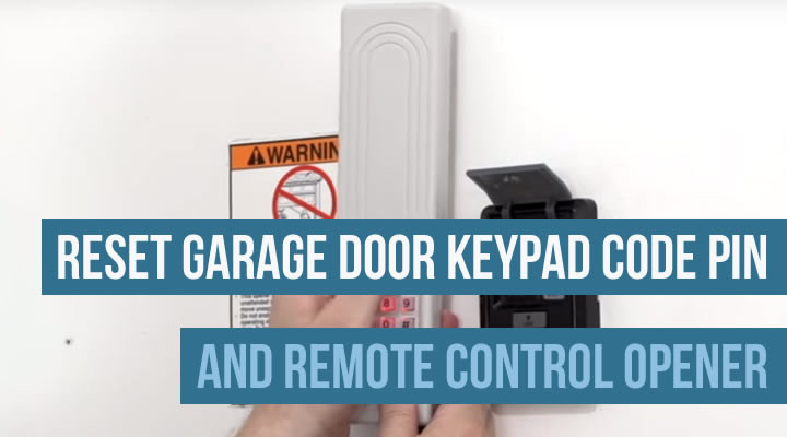 Clicker Garage Door Keypad Reset
 Reset Garage Door Keypad Code PIN & Remote Control Opener