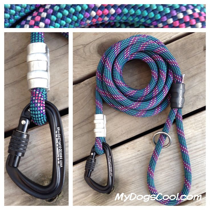 Climbing Rope Dog Leash DIY
 Dark Forest Climbing Rope Dog Leash Built with recycled