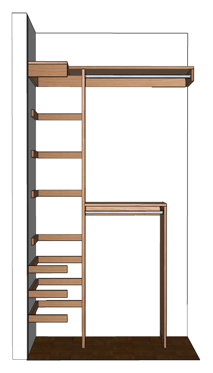 Closet Organizers DIY
 DIY Small Closet Organizer Plans