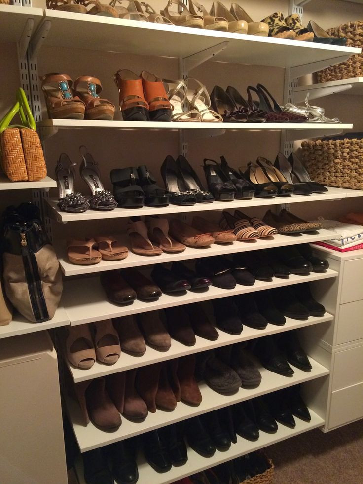 Closet Shoe Rack DIY
 How to Store and Organize Shoes in a Closet HOME