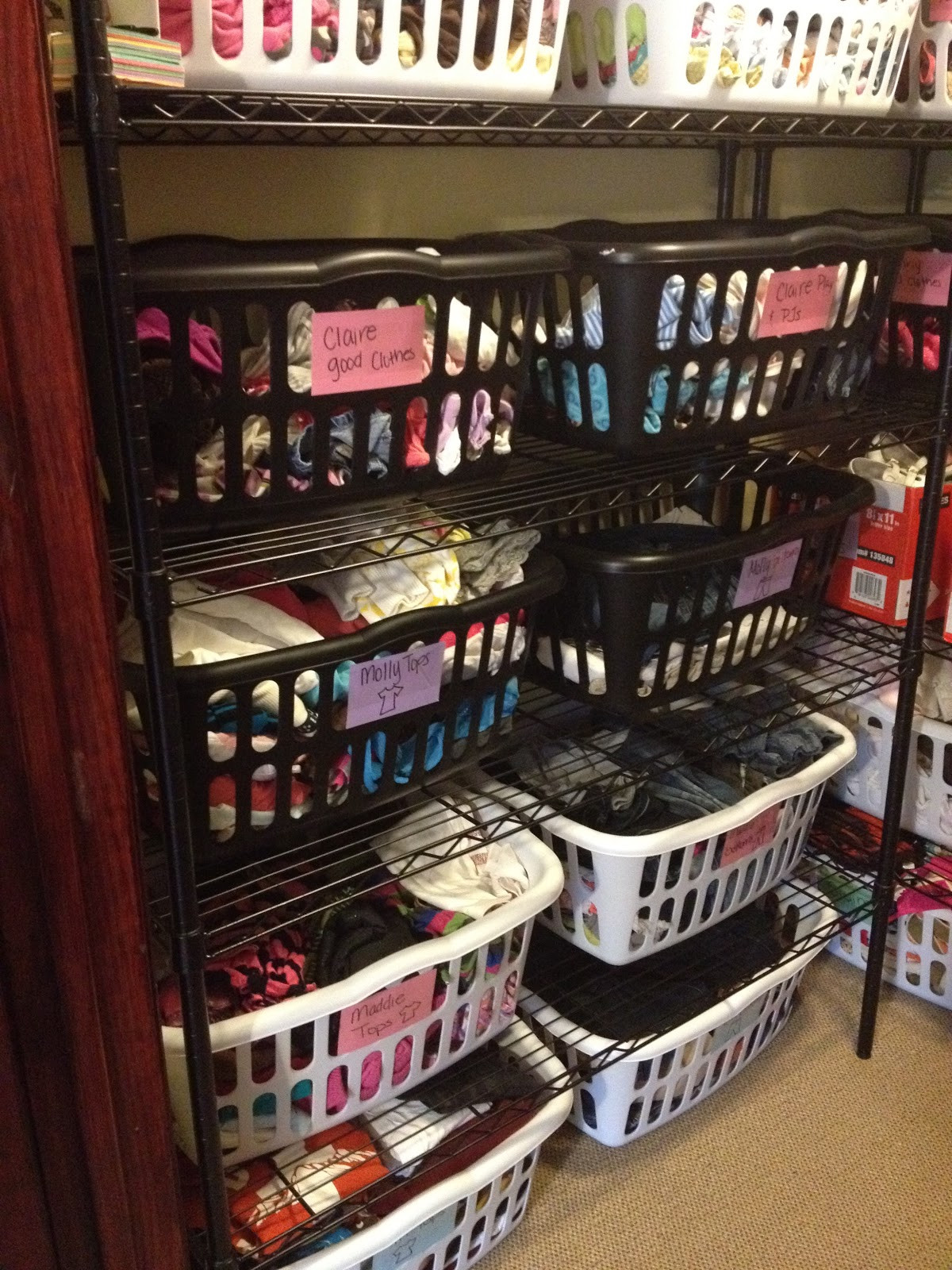 Clothes Organizer DIY
 The Handmade Dress The Family Closet