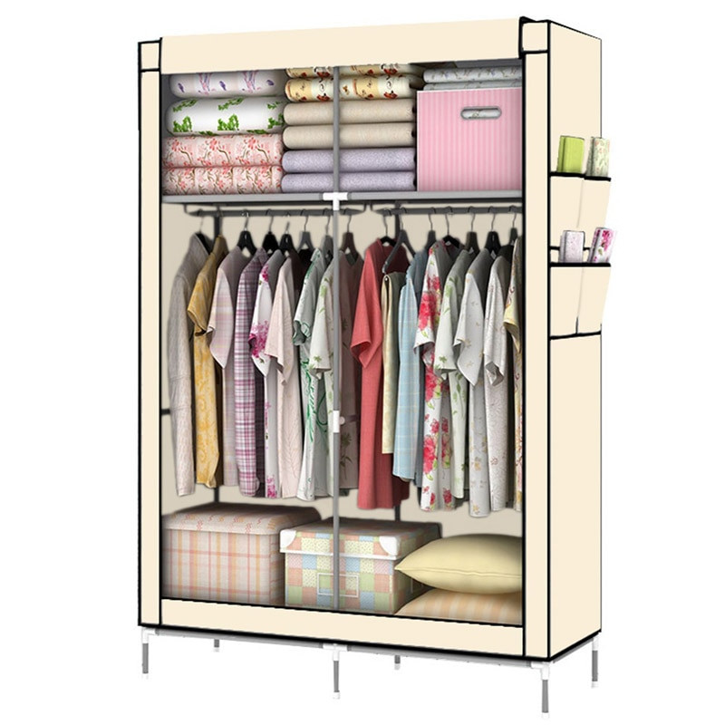 Clothes Organizer DIY
 YOUUD DIY Assamble Portable Clothes Closet Wardrobe Fabric