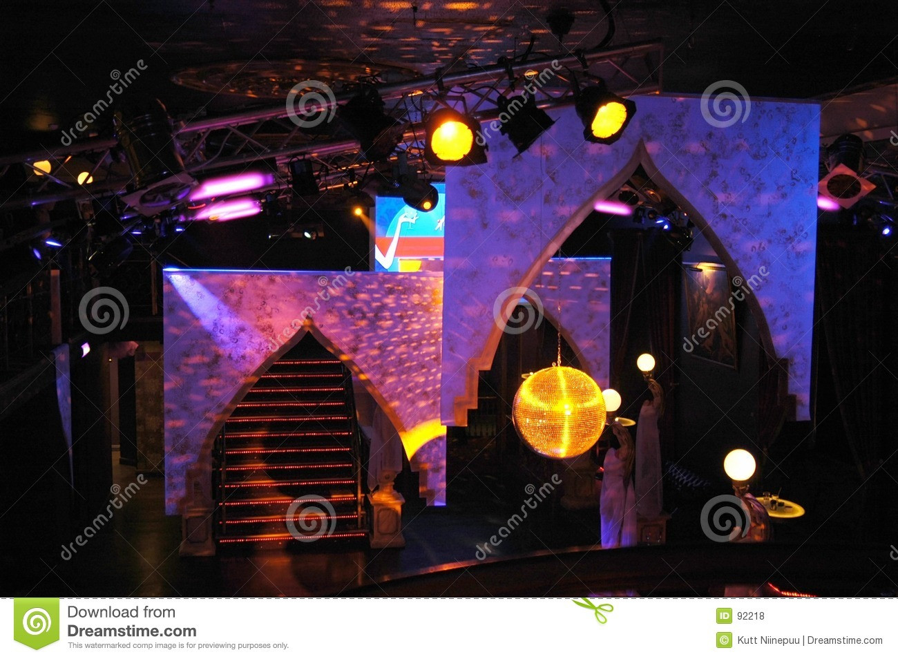 Club Decoration Ideas
 Nightclub decorations stock photo Image of spotlight