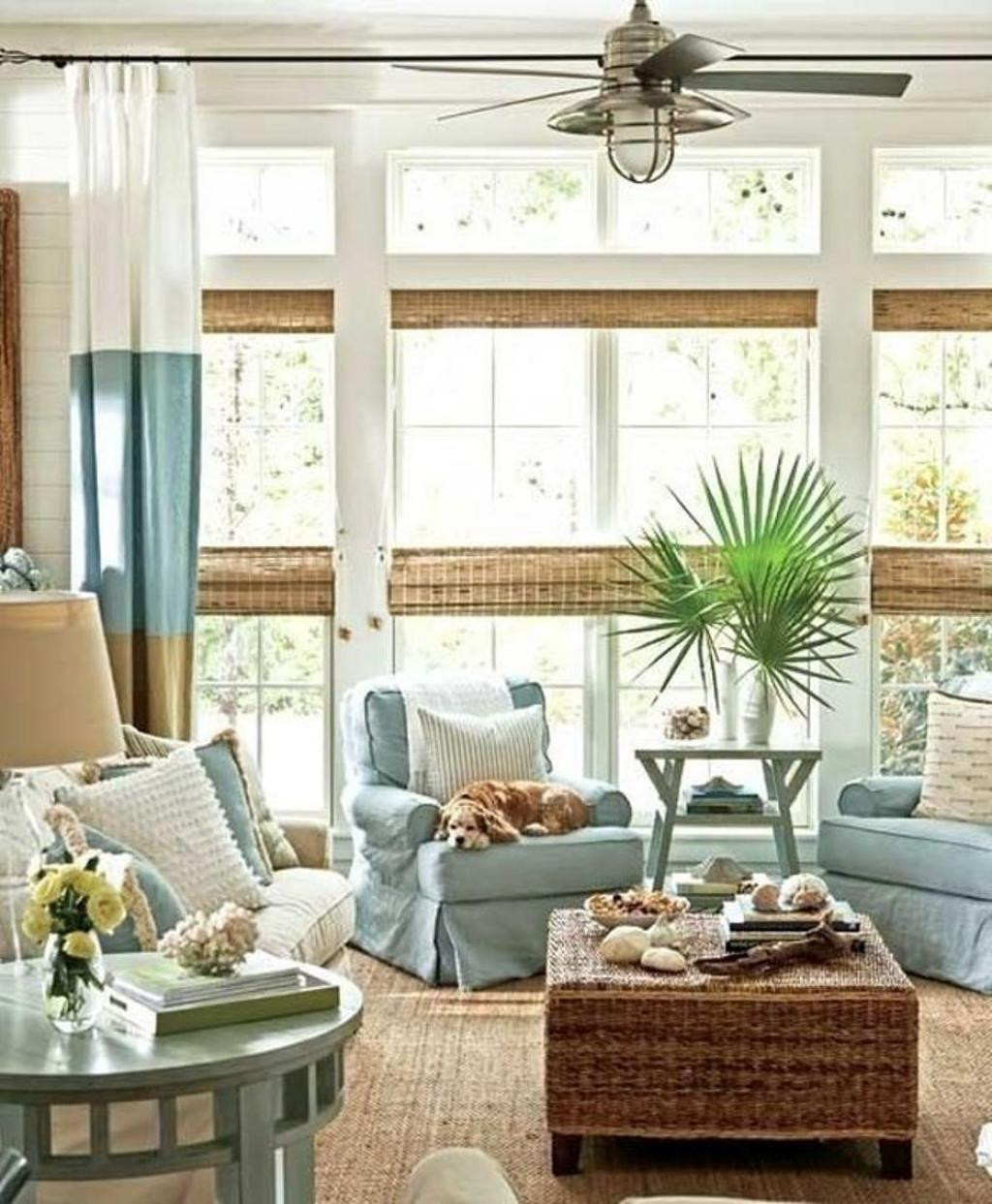 Coastal Living Room Ideas
 Remodelaholic