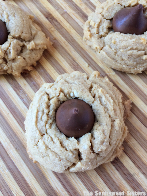 Coconut Oil Peanut Butter Cookies
 Peanut Butter Kiss Cookies with Coconut Oil
