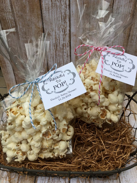 Coed Baby Shower Gift Ideas
 8 Ready to Pop Baby Shower favors popcorn baby