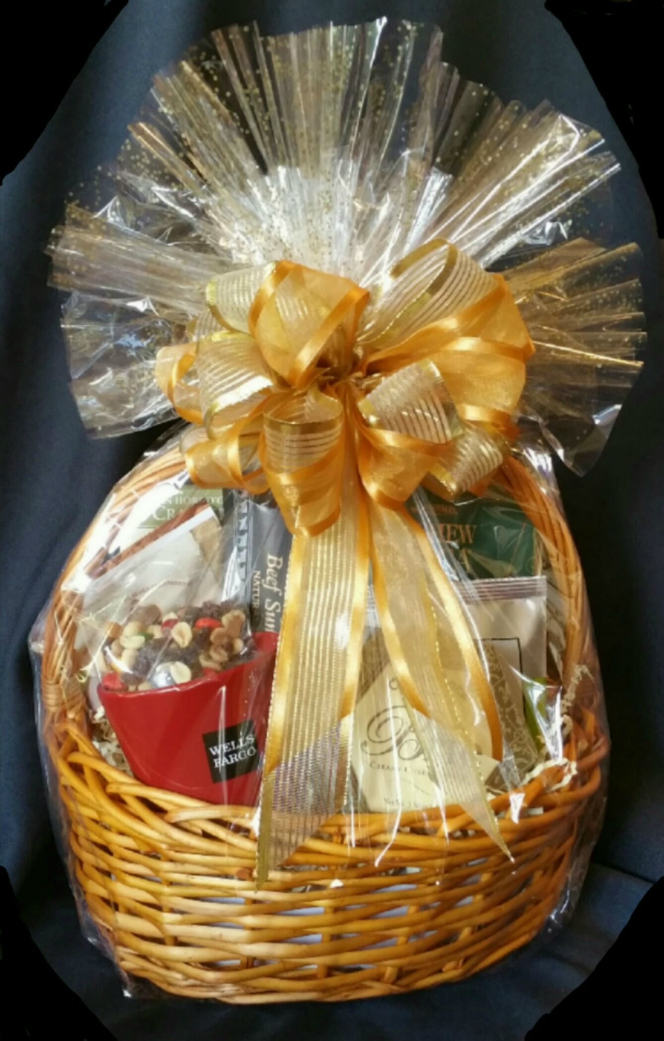 Coffee Mug Gift Basket Ideas
 Corporate Gift Basket with Marketing Materials see coffee