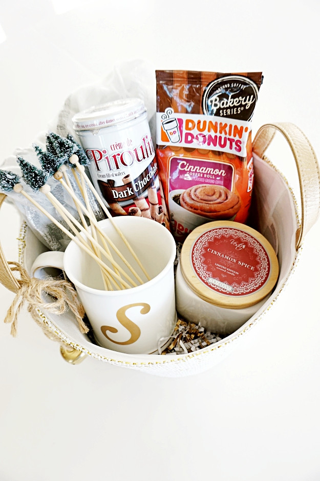 Coffee Mug Gift Basket Ideas
 DIY Coffee Gift Basket 3 Ways Belle Vie