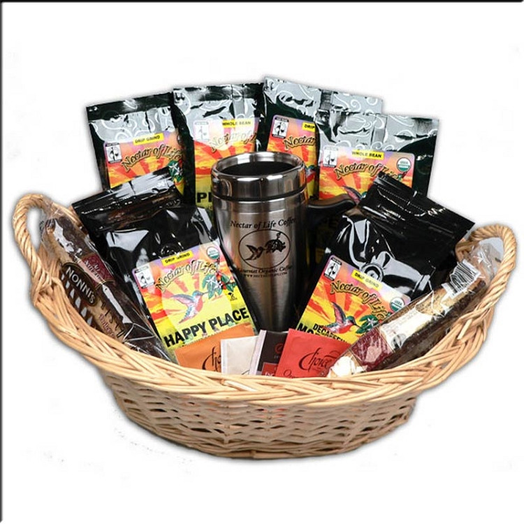 Coffee Mug Gift Basket Ideas
 Hand Crafted Tea and Coffee Gift Basket with Gourmet