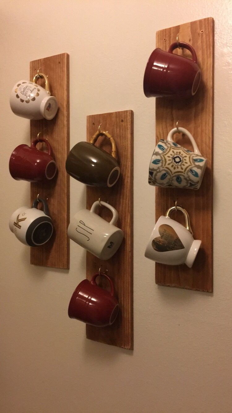 Coffee Mug Rack DIY
 Diy Cup Holder Ideas Are Functional And Inspiring