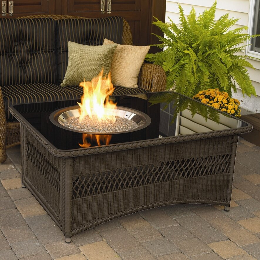 Coffee Table Fire Pit
 The Outdoor GreatRoom pany Naples Coffee Table with