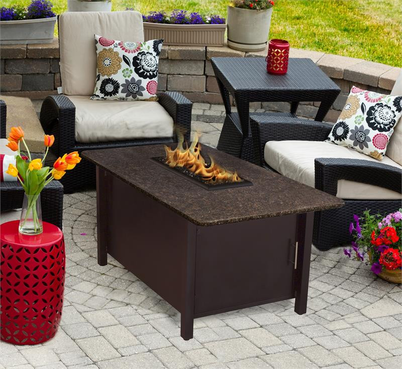 Coffee Table Fire Pit
 Outdoor Fire Pit Coffee Table Carmel Chat Height with