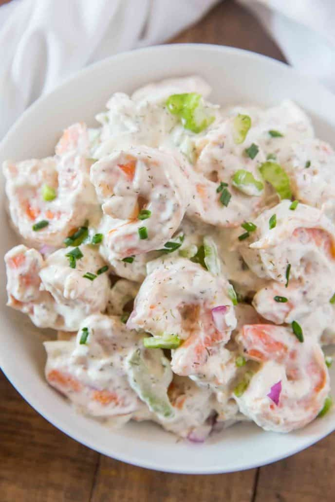 Cold Shrimp Salad Recipes
 Creamy Shrimp Salad Dinner then Dessert