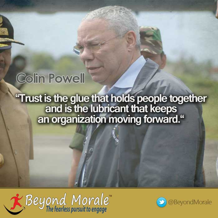 Colin Powell Leadership Quotes
 Image Colin Powell trust quote Customer Experience