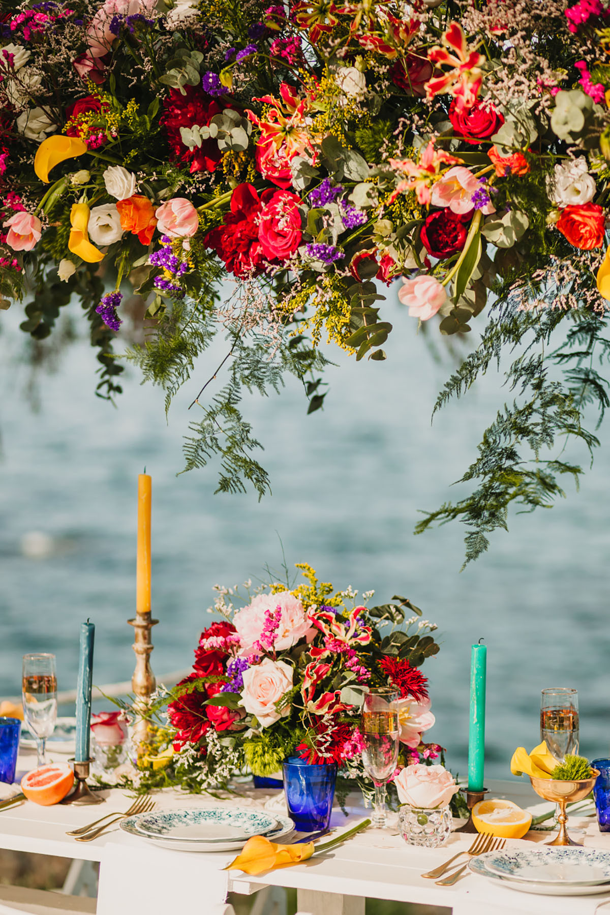 Colorful Wedding
 Eclectic colorful Frida Kahlo beach wedding inspiration