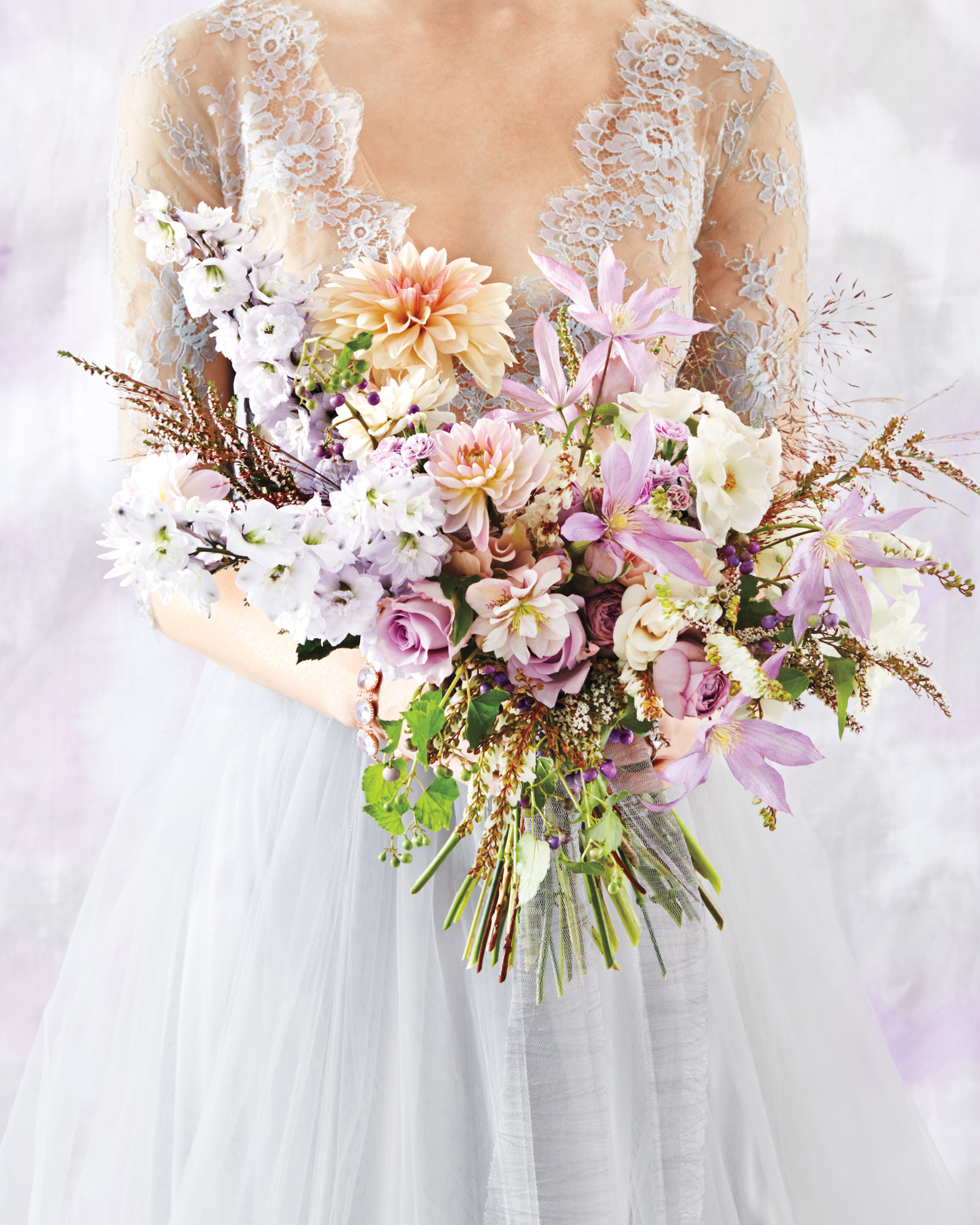 Colorful Wedding
 Lilac Gray = The Most Romantic Wedding Colors Ever