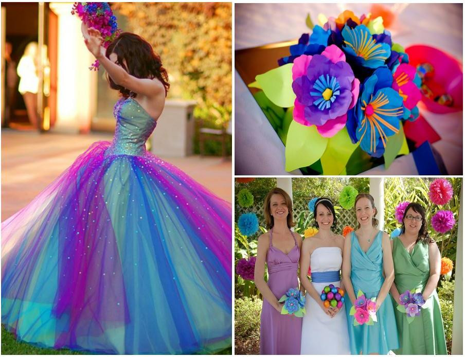Colorful Wedding
 Will you dare a colorful wedding decoration