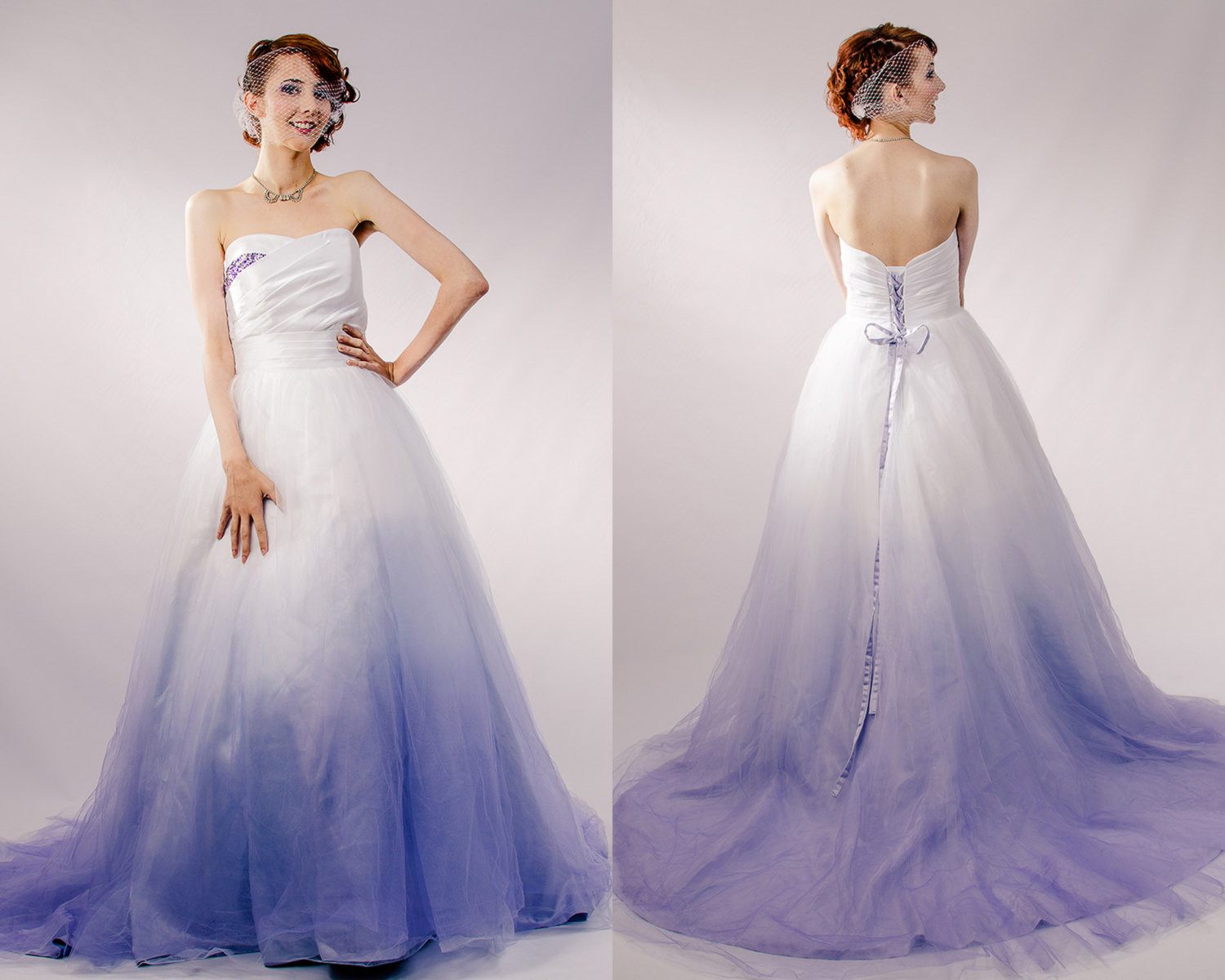 Colorful Wedding
 Glamour Gra nt Colored Wedding Dress Ideas for colorful