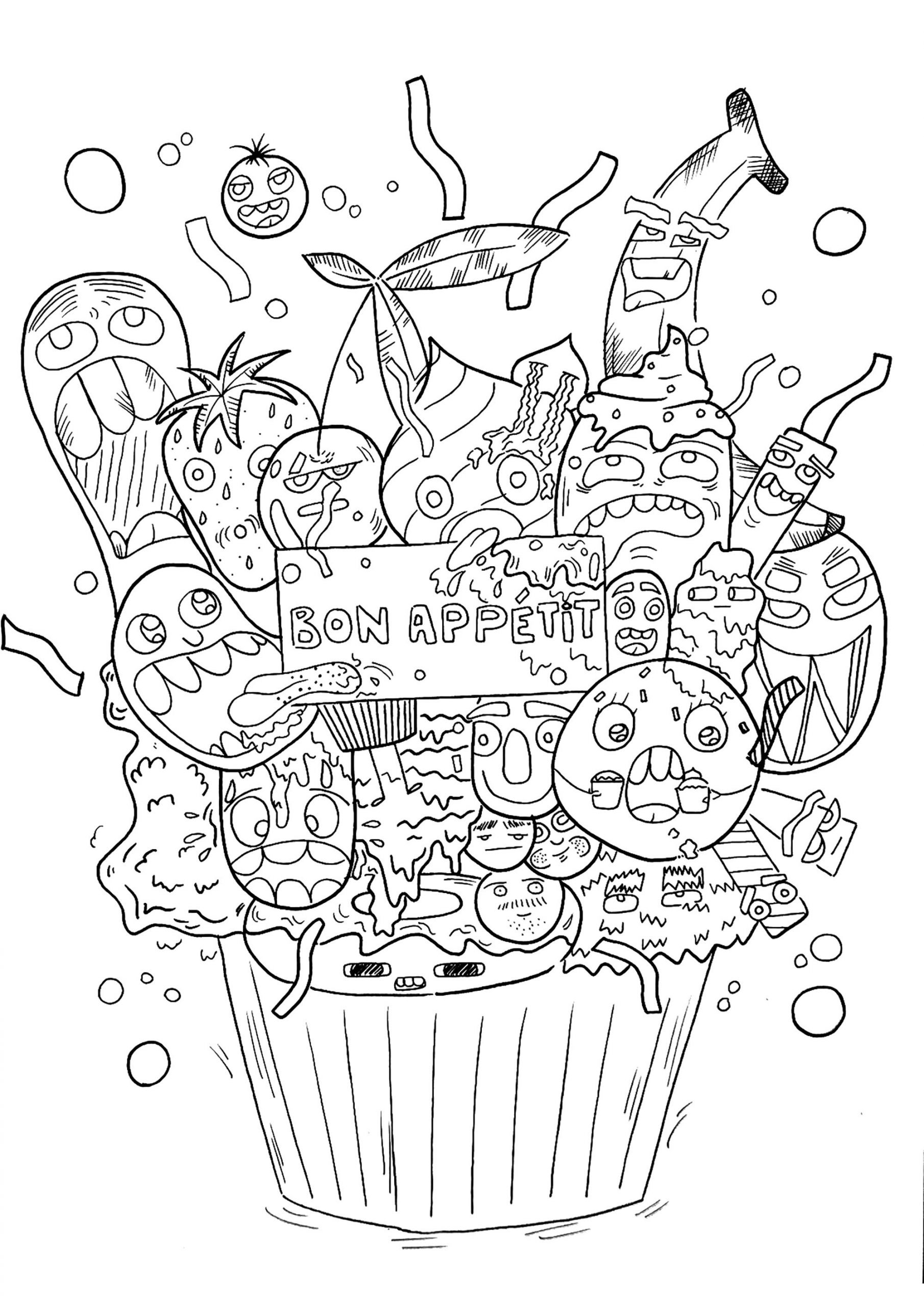 Coloring Art For Kids
 Doodle art to print Doodle Art Kids Coloring Pages