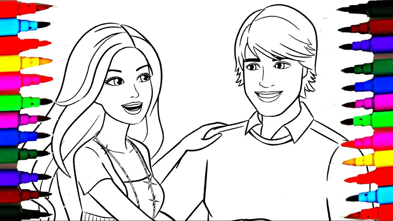 Coloring Art For Kids
 Coloring Pages BARBIE l Drawing Pages to Color for Kids l