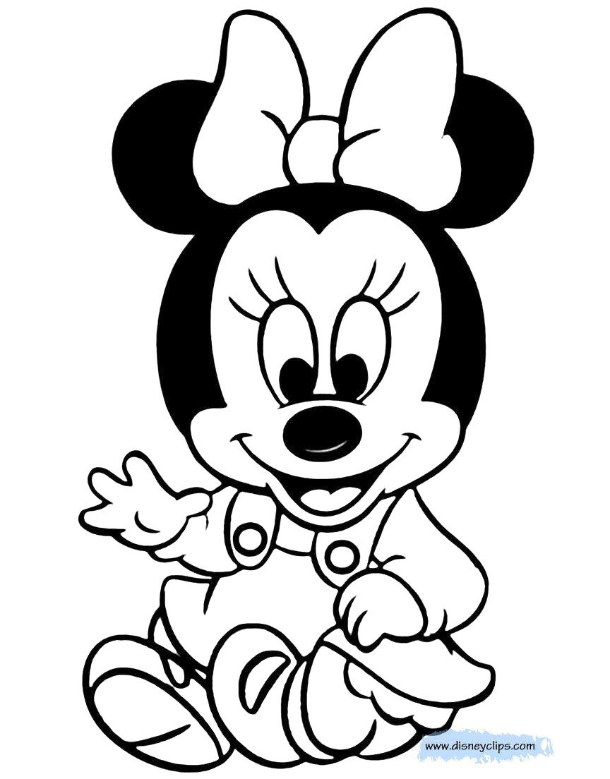 Coloring Book For Baby
 Disney Babies Coloring Pages 4