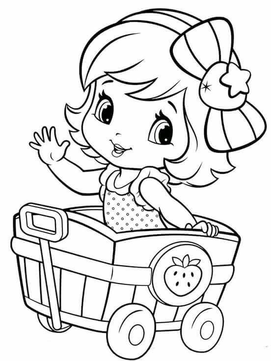 Coloring Books For Little Girls
 189 best images about Strawberry Shortcake coloring on