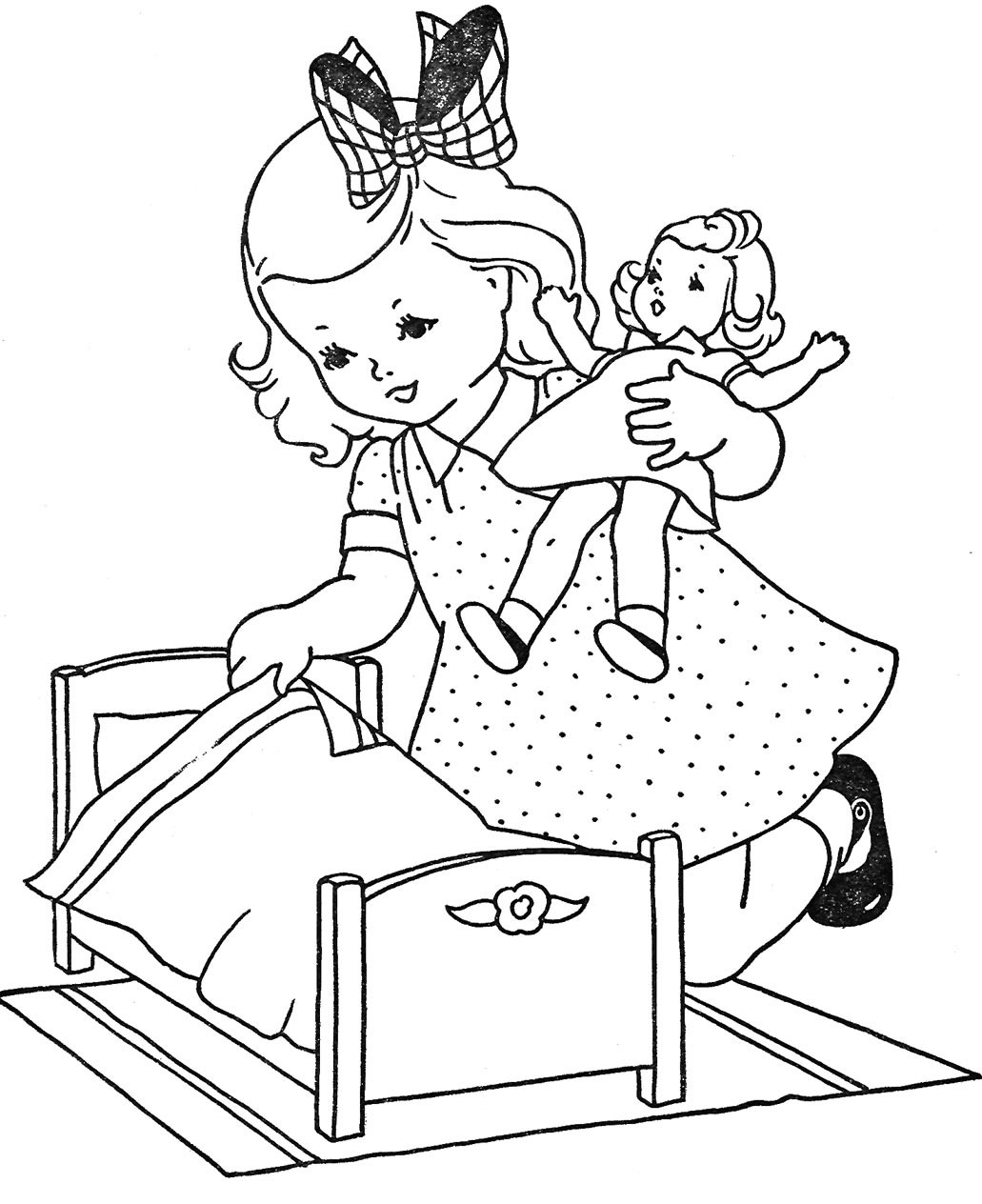 Coloring Books For Little Girls
 Favorite Paint Book — Little Girls – Q is for Quilter