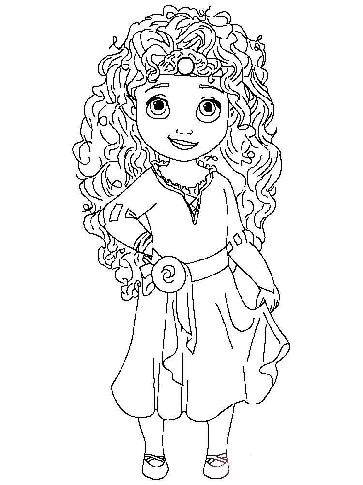 Coloring Books For Little Girls
 Little Princess coloring pages Free Printable Little