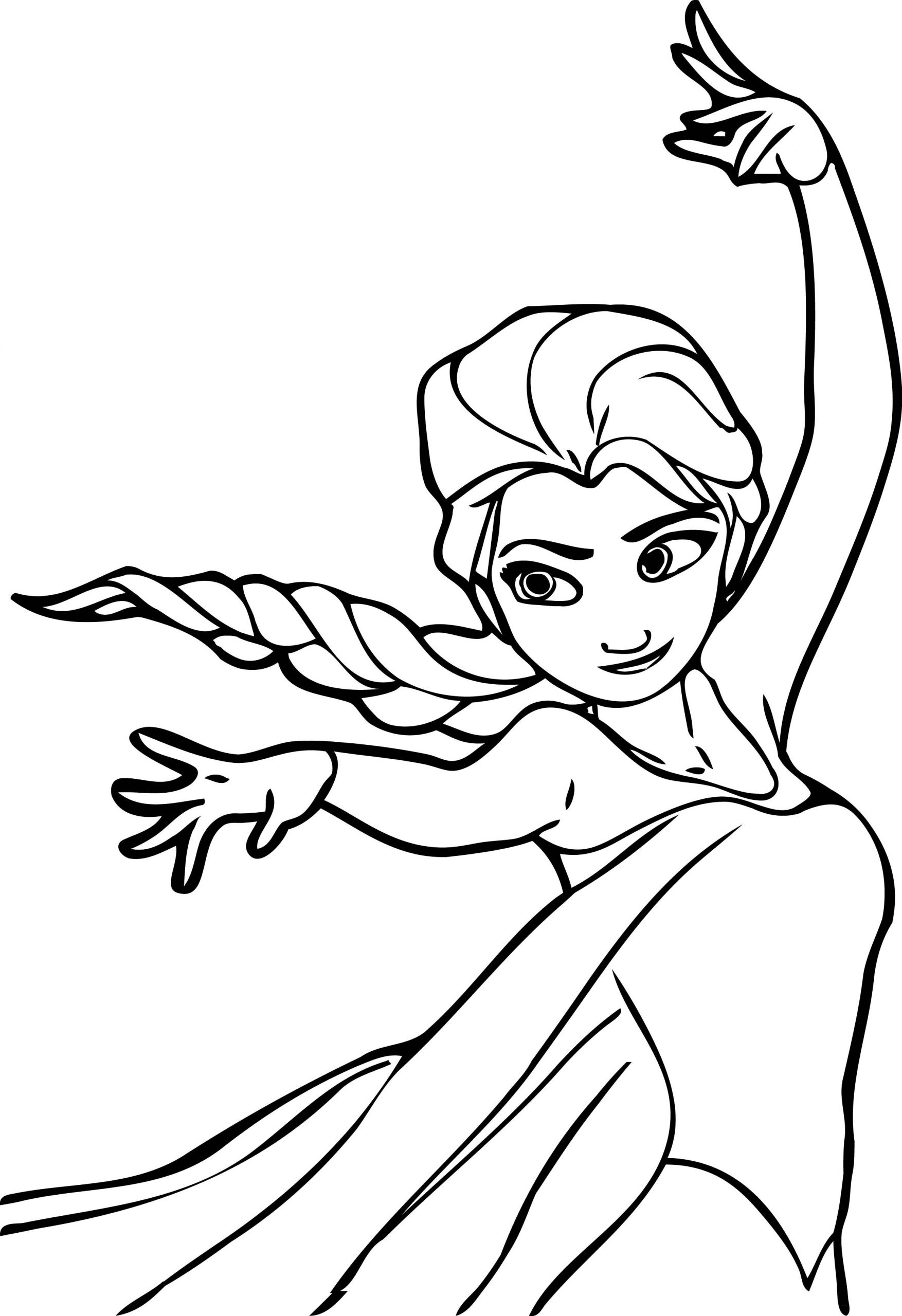 Coloring For Kids Online
 Free Printable Elsa Coloring Pages for Kids Best