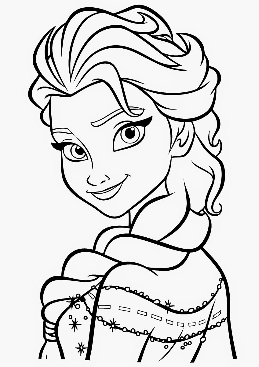 Coloring For Kids Online
 Free Printable Elsa Coloring Pages for Kids Best