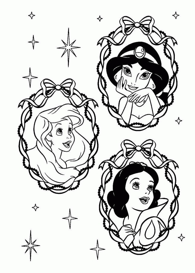 Coloring Pages Disney For Girls
 Disney Princess Coloring Pages For Girls