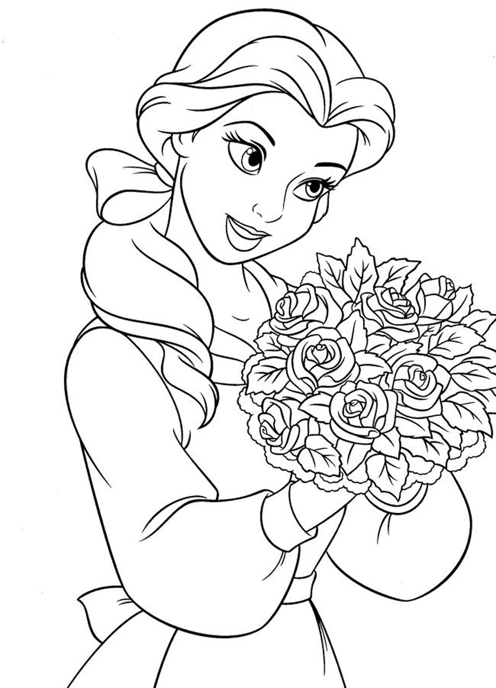 Coloring Pages Disney For Girls
 Disney Princess Coloring Book – Arisbeth Cruz Hernandez