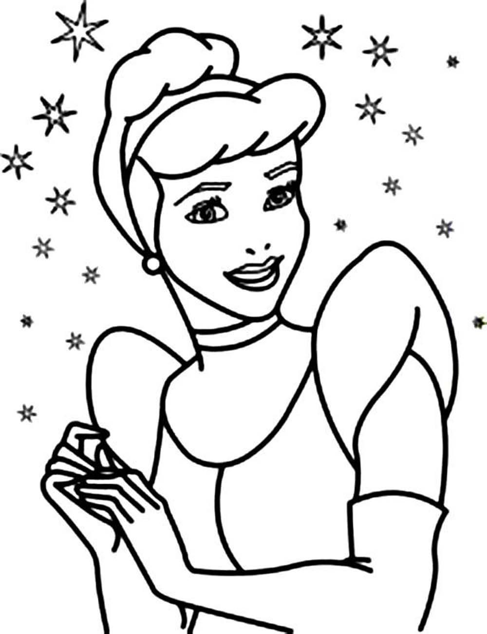 Coloring Pages Disney For Girls
 Print & Download Impressive Cinderella Coloring Pages