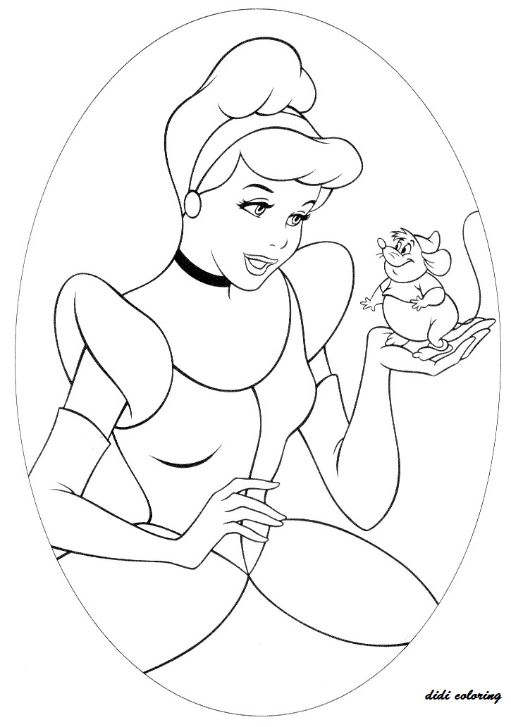 Coloring Pages Disney For Girls
 Didi coloring Page princesses