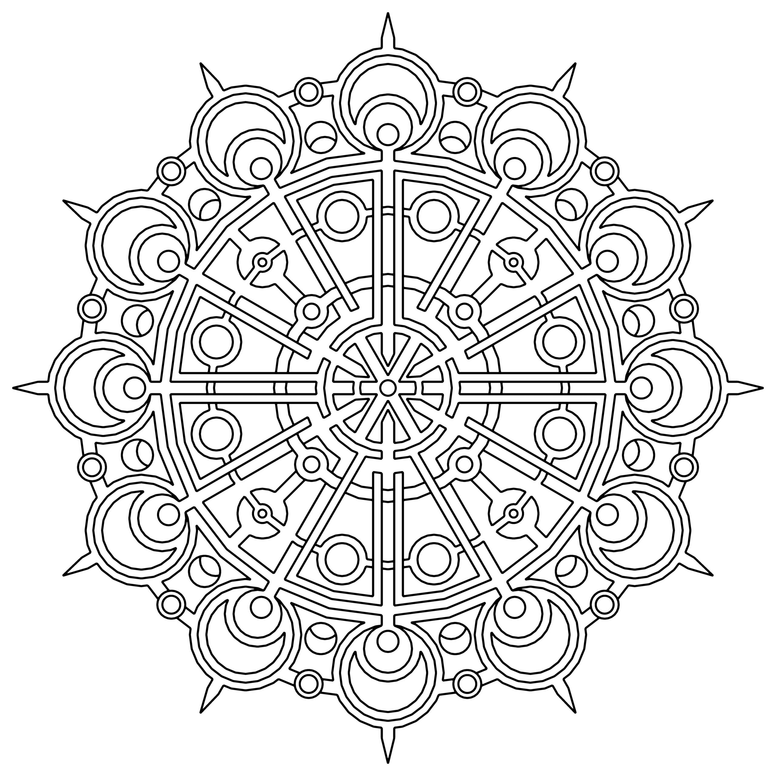 Coloring Pages For Adults Patterns
 Free Printable Geometric Coloring Pages For Kids