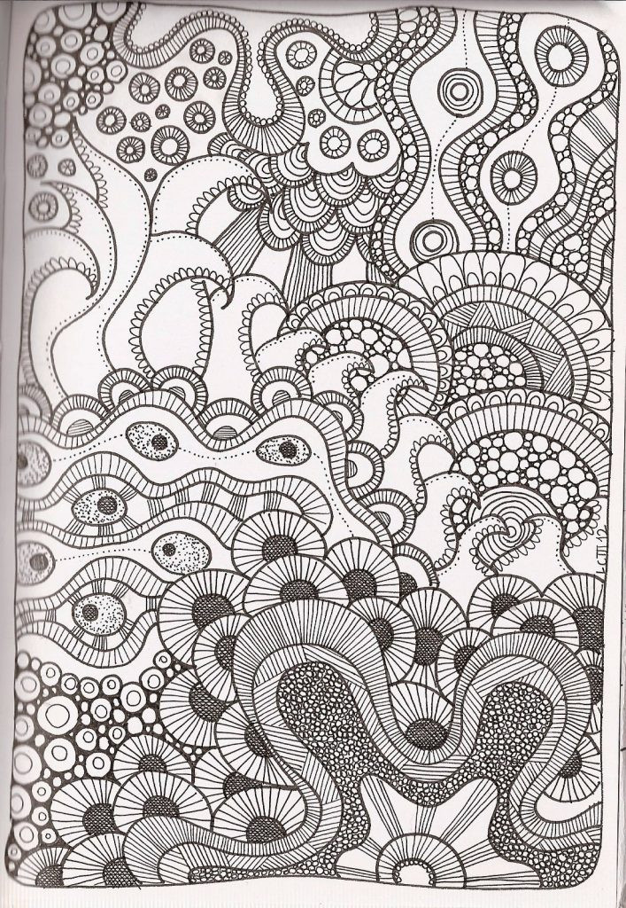 Coloring Pages For Adults Patterns
 Free Printable Zentangle Coloring Pages for Adults