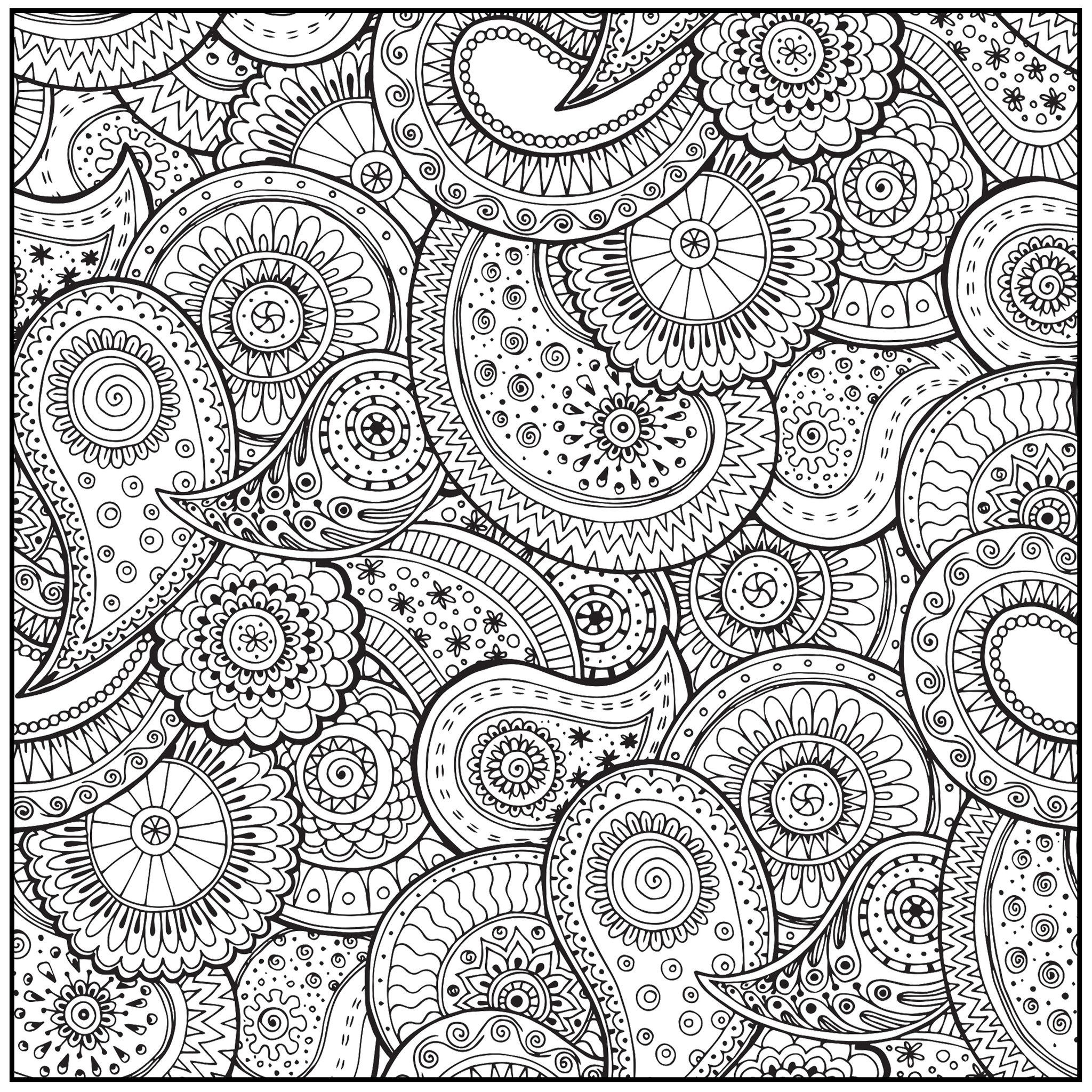 Coloring Pages For Adults Patterns
 Patterns For Adults Free Colouring Pages