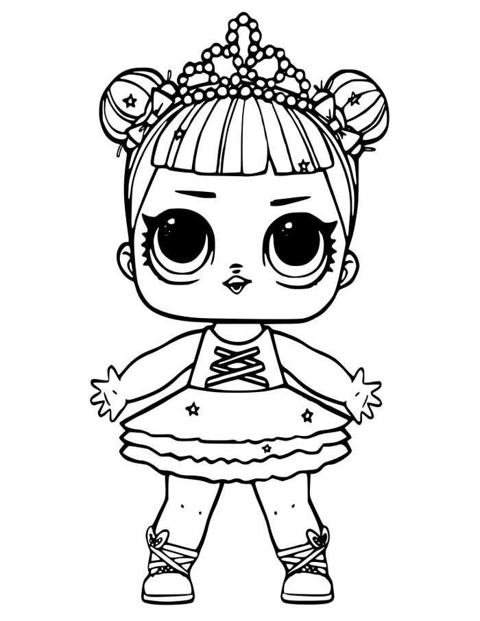 Coloring Pages For Kids Lol
 Printable LOL Doll Coloring Pages
