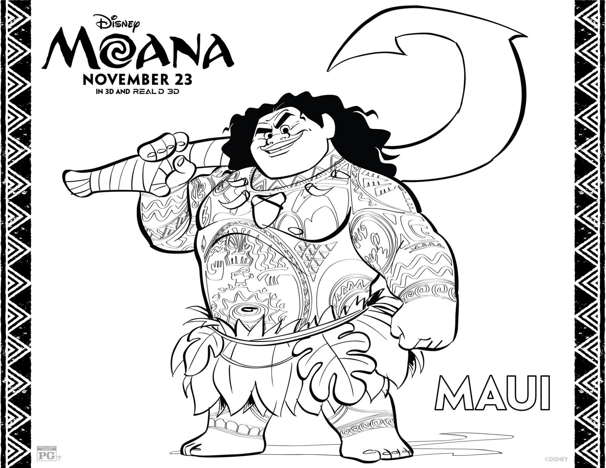 Coloring Pages For Kids Moana
 Moana Coloring Pages Best Coloring Pages For Kids