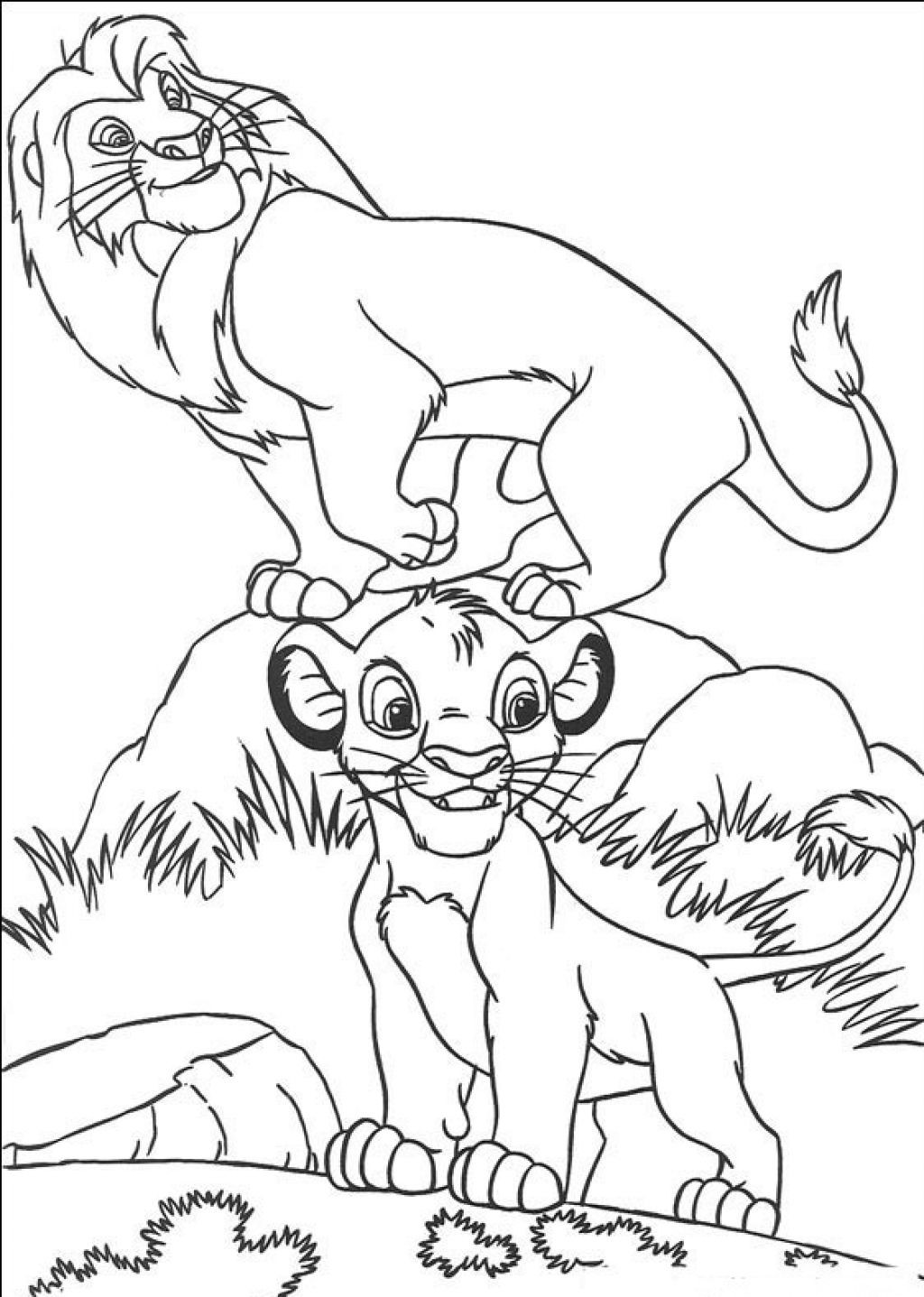 Coloring Pages For Kids Printable
 Free Printable Simba Coloring Pages For Kids