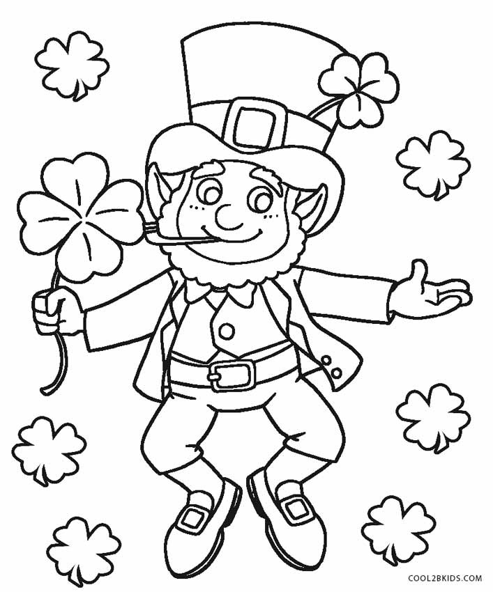 Coloring Pages Free Printable
 Free Printable Leprechaun Coloring Pages For Kids