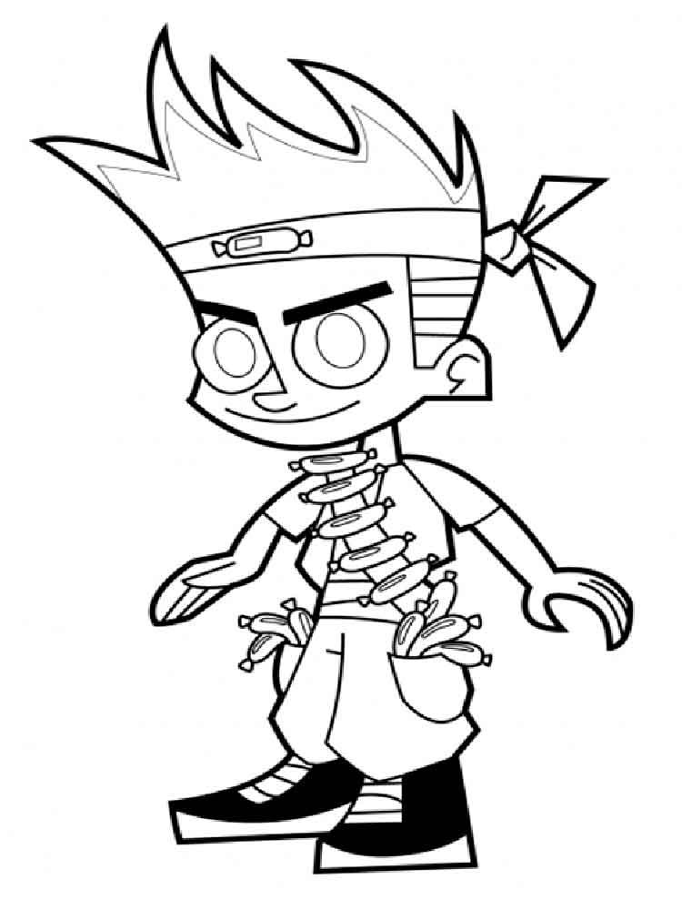 Coloring Pages Free Printable
 Johnny Test coloring pages Free Printable Johnny Test