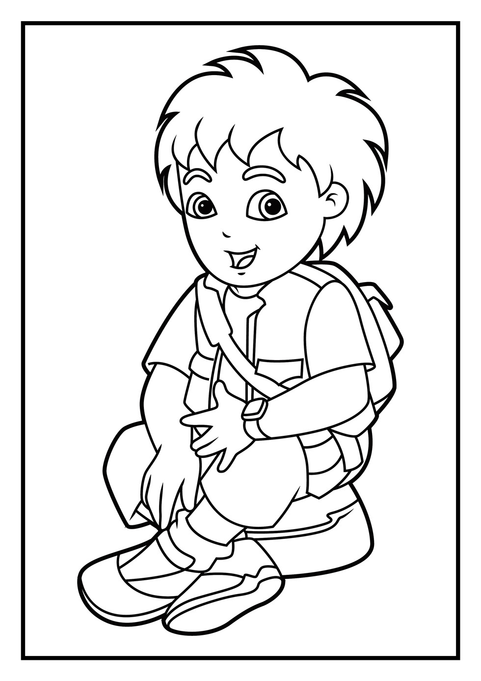 Coloring Pages Free Printable
 Dora Coloring Pages