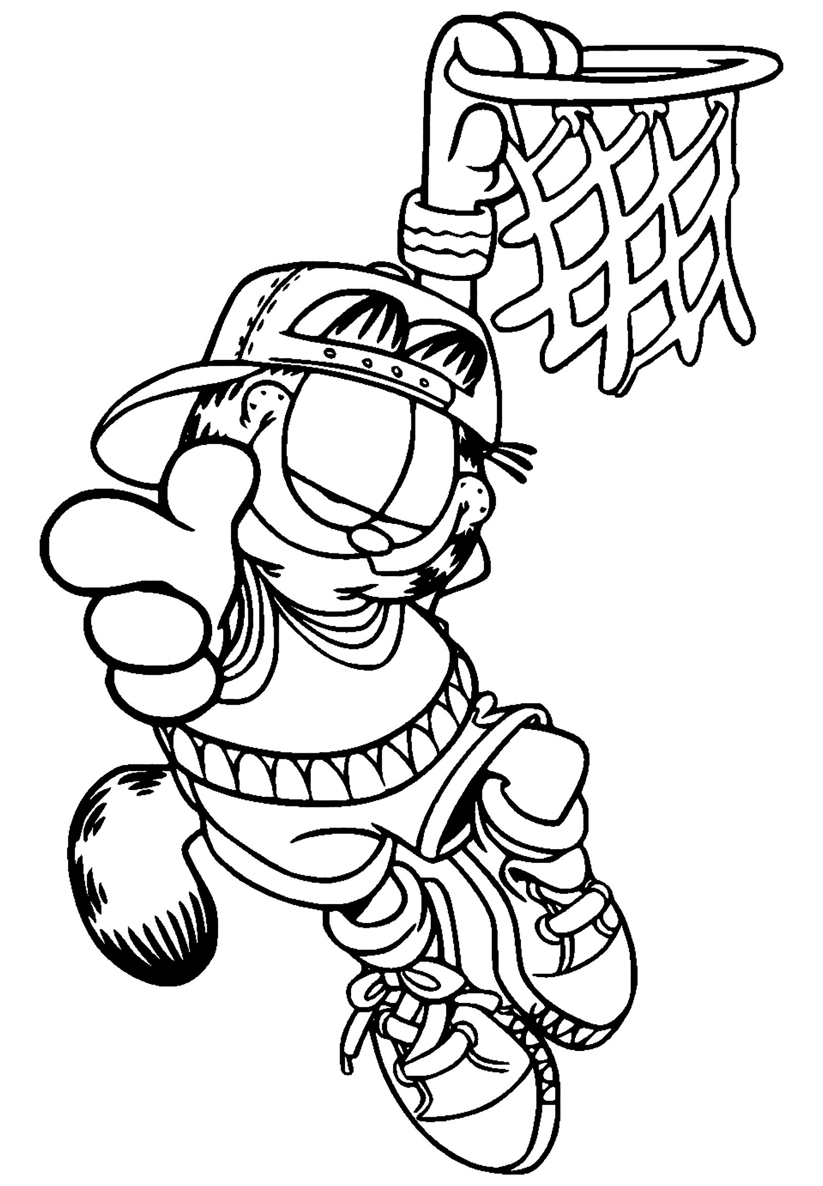 Coloring-Pages-Kids
 Garfield to Garfield Kids Coloring Pages
