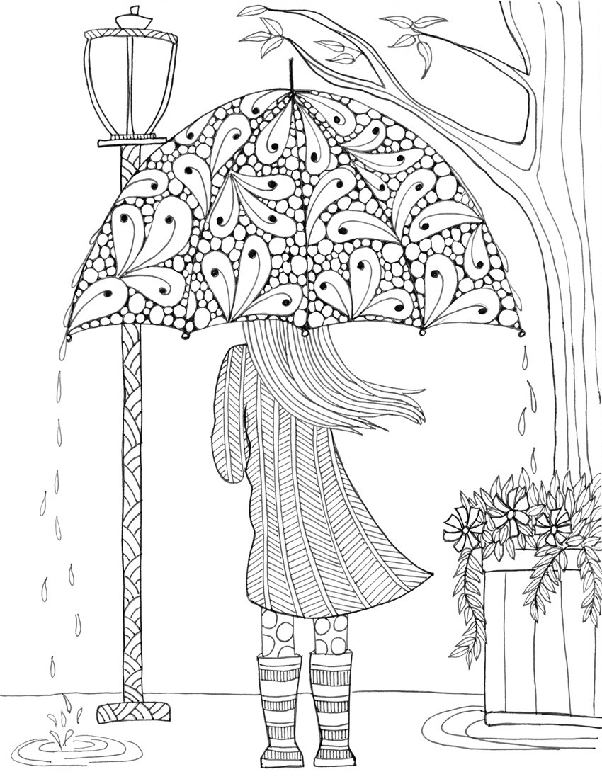 Coloring Pages Of Girls For Adults
 Coloring Pages